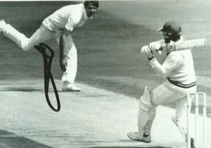 WEST INDIES CRICKET: DESMOND HAYNES SIGNED 6x4 TEST ACTION PHOTO+COA - Picture 1 of 1