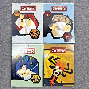 Samurai Jack: The Complete Seasons 1-4 (DVD, 2008, 2-Disc Sets) Free Shipping - Picture 1 of 22