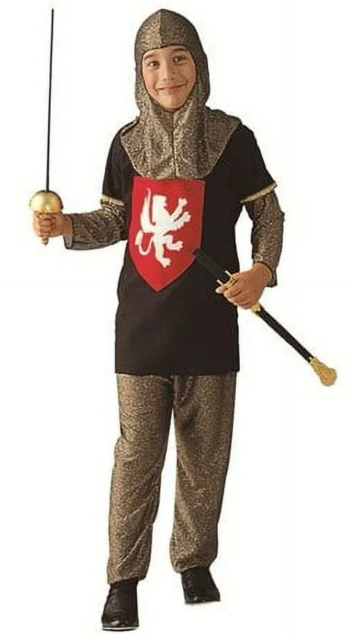 Bronze Medieval Knight Child Costume Size Small (4-6) - Image 1 of 1