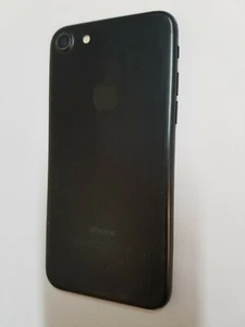 Original Iphone 7 Black Frame Back Cover Main Camera Housing Power Button - Picture 1 of 5