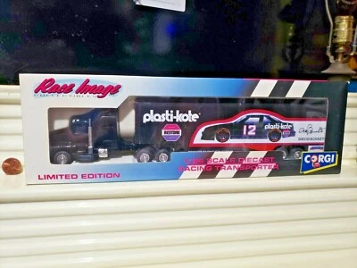 CORGI Race Image 1993 Limited Edn 1/64 DAVID BONNETT PLASTI-KOTE Transporter MiB - Image 1 of 4