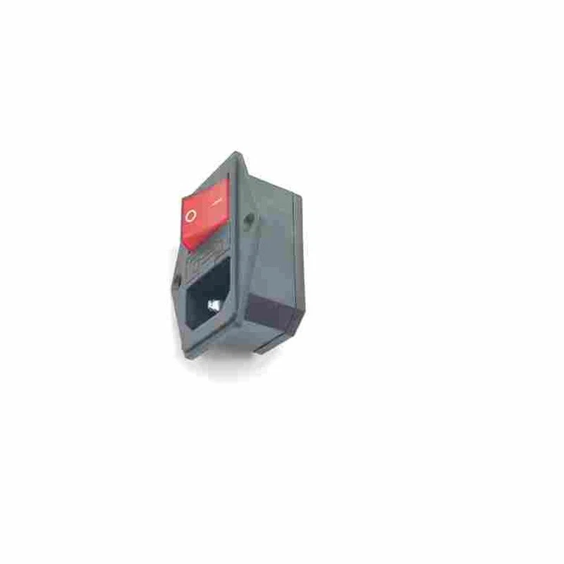 Interruptor de encendido y apagado con toma de fusible para almohadilla para caminar GYMAX, cinta de correr plegable de 2,25 HP Foto 1 de 1