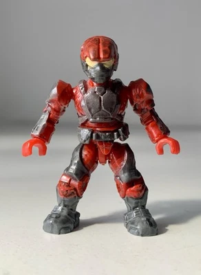 MEGA BLOKS CONSTRUX Halo UNSC Marine Red Mini Figure From Blind Bag Series 1 - Image 1 of 2