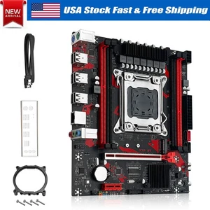 X79 Micro ATX Motherboard, LGA 2011 DDR3 PC/Server Gaming Mainboard M.2 SATA 3.0 - Picture 1 of 16