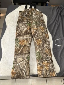 Lincoln Outfitters Realtree Edge Lightweight womens XL Camouflage Bib Overalls - Picture 1 of 11
