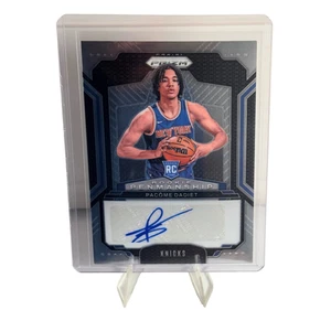 Autógrafo Prizm Pacome Dadiet 2024-25 novato caligrafía #RPE-PCD New York Knicks - Imagen 1 de 2