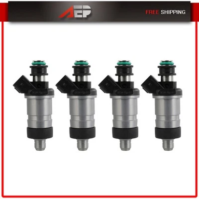 4 inyectores de combustible para Honda Accord 1998-2002 Acura CL 1997-1999 TL 1999 3,0 L Foto 1 de 4