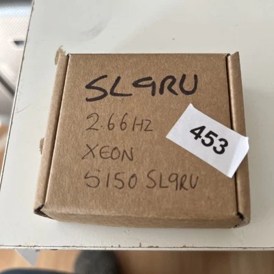 INTEL SL9RU Xeon 5150 Dual Core 2.667GHz Woodcrest Socket 771 Processor CPU453 - Image 1 of 2