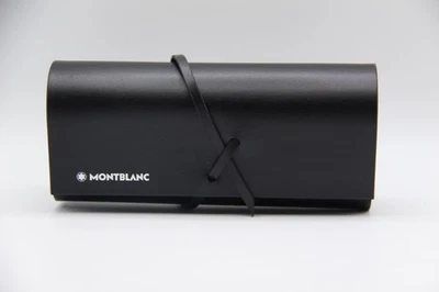 NUEVO MONTBLANC NEGRO AUTÉNTICO GAFAS GAFAS GAFAS DE SOL SOLO ESTUCHE Foto 1 de 3