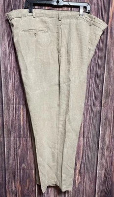Pantalón chino clásico de playa Daniel Cremieux para hombre Bayona lino frente plano 42x30 Foto 1 de 4