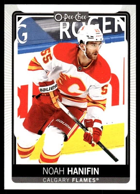 2021-22 O-Pee-Chee #335 Noah Hanifin Calgary Flames Hockey Card - Image 1 of 2