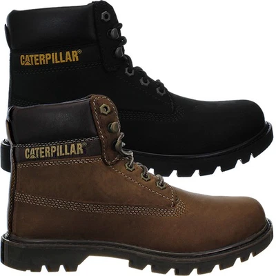 Caterpillar Colorado 2.0 schwarz braun Herren Jungen Stiefel Boots Booties NEU
