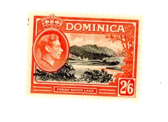 DOMINICA--Sello individual Scott #108 Foto 1 de 1