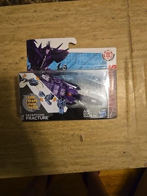 Transformers Robots in Disguise DECEPTICON FRACTURE 1-Step Changer Figure SEALED - Image 1 of 4