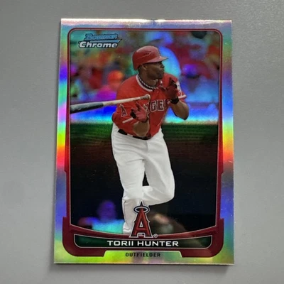 2012 Bowman Chrome - Torii Hunter #175 Refractor - Image 1 of 4