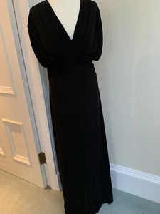 Ladies Black Episode Long Evening Dress Size 14 - Picture 1 of 12