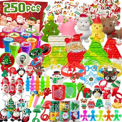 Best 250PCS Christmas Toys for Kids Gift Assortment Xmas Party Favors, Pinata - Image 1 of 4