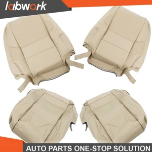 Labwork Seat Cover For Toyota Sequoia 2000-2007 Driver&Passenger Bottom&Top Tan - Picture 1 of 13