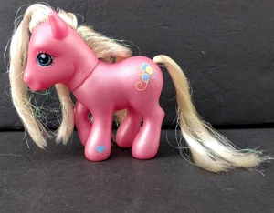 Vintage 2002 My Little Pony Pinkie Pie Tinsel Hair G3 Pony Figure  - Picture 1 of 8