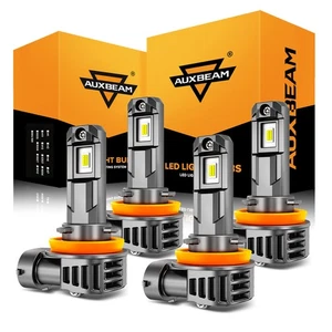 AUXBEAM Combo LED Headlight High Low Bulb 6500K for Toyota Tacoma 2016 2017-2025 - Picture 1 of 12