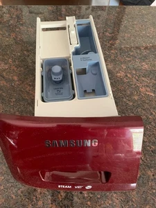 Cajón dispensador lavadora (rojo) Samsung Dc97-18109U Dc61-03915A envío rápido - Imagen 1 de 6