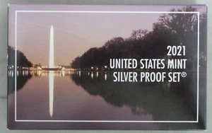 2021-S United States Mint Silver Proof Set in Box w/ COA - Picture 1 of 4