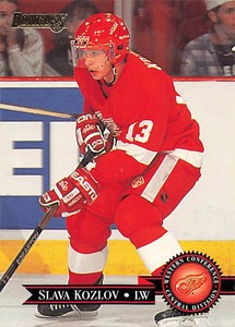 1995-96 Donruss Hockey #134 Slava Kozlov Red Wings