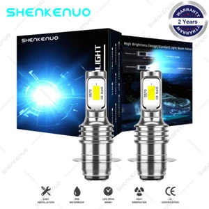 H6M LED Headlight Bulbs Light 8000K for Yamaha Raptor 350 660R 700 700R YFM350R - Picture 1 of 7