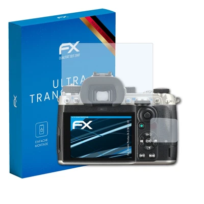 atFoliX 3x Displayschutzfolie für Ricoh Pentax K-3 Mark III Schutzfolie klar