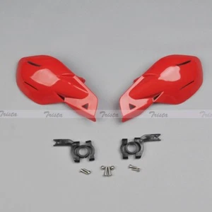 Manillar de motocicleta MX motocross ATV 7/8" guardamanos guardamanos rojo #J2 - Imagen 1 de 5