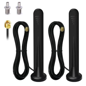 2 X 5G 4G Antenne WiFi Amplificateur Signal Intérieur et Extérieur 15DBI Omni... - Afbeelding 1 van 7