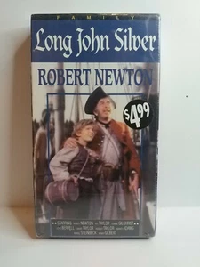 Brand new SEALED 1995 VHS Long John Silver starring Robert Newton - Picture 1 of 7