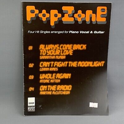 PopZone Four Hit Singles Arranged For (Piano Vocal & Guitar) IMP Sheet Music   • 2.49£