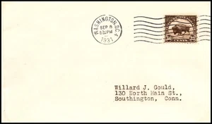 Scott 700 30 Cents Buffalo Nickers FDC Typed Address SCV $300.00 - Picture 1 of 2