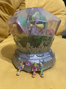 Polly Pocket vintage 2001 diamond wonderland avec 3 personnages - Foto 1 di 13