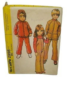 Chaqueta Mono McCall's 2998 Patrón Costura Niñas Talla 2 Corte y Contado - Imagen 1 de 4