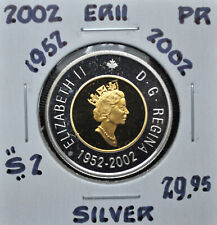 2002 Canada $2 Sterling Silver Proof Strike