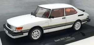 Model Car Group 1/18 Scale Diecast MCG18339 - Saab 900 Turbo - White - Picture 1 of 5