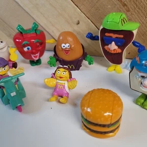 9 - Vintage 90's Mcdonalds Happy Meal Changeable Toys, Otis, Slugger Steak - Bild 1 von 14