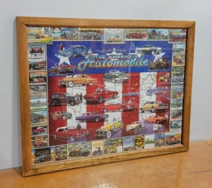 Vintage White Mountain Puzzle “The American Automobile” 32" x 26" Wood Frame - Picture 1 of 15