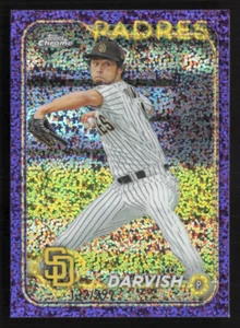 Carta Yu Darvish 2024 Topps Chrome Viola Macchia #237 132/299 San Diego Padres - Foto 1 di 2
