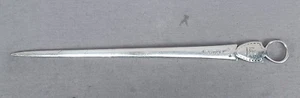 Thomas Oliphant London Armorial Lion Sterling Silver Meat Skewer C. 1789 - Picture 1 of 15
