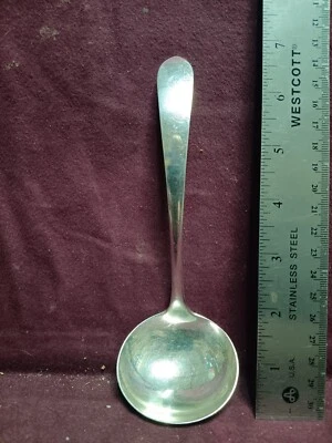 Sterling S. KIRK WADEFIELD GRAVY CUCHARÓN 6 7/8" 67 gramos sin monograma Foto 1 de 4