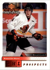 1999-00 Upper Deck MVP SC Edition Flames Hockey Card #196 Branislav Mezei Rookie