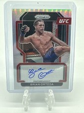 2022 Panini UFC Prizm BRIAN ORTEGA Signatures Auto Silver Autograph SG-BOT 🔥