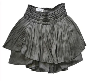 B. Original By Shoe Fly Double Layered Ruffle Short Skirt Elastic Waist Size S - Picture 1 of 4