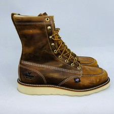 THOROGOOD MENS 8" NON-SAFETY TOE COMFORTABLE MOC WORK BOOTS 814-4178 SIZE 11.5D