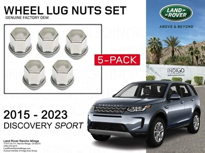  WHEEL LUG NUTS SET 2015-2023 LAND ROVER DISCOVERY SPORT-LR001381 x 5  OEM - Image 1 of 2