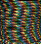 12mm 100m Polyester Rope Double Braid Rainbow Marine Yacht Sailing Mooring Boat