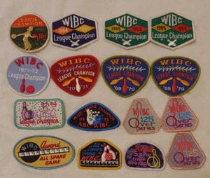 Variety of 16 Vtg Women's International Bowling Congress League Patches - Picture 1 of 6